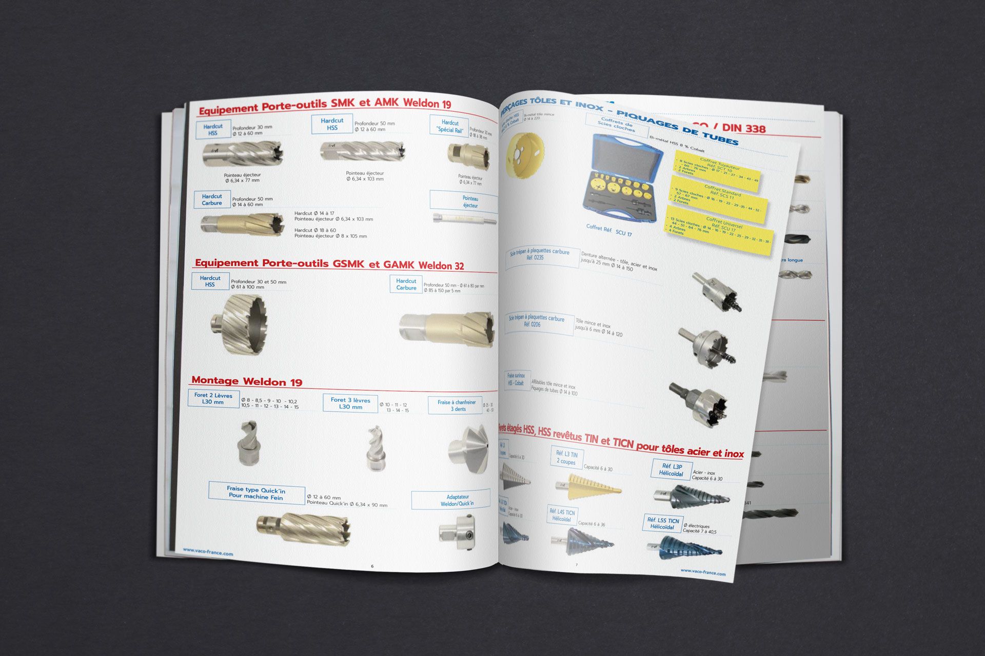 Catalogue outils coupants métal VACO FRANCE